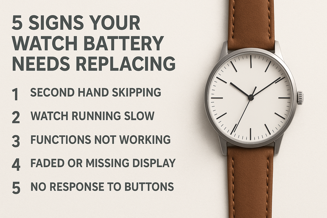 5 Signs Your Watch Battery Needs Replacing | Chrono Care UK